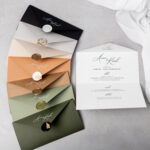 Zaproszenia ślubne eleganckie białe w formie listu letter no.1