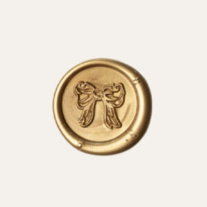 odbicie lakowe kokardka, odbicie lakowe na urodziny, odbicie woskowe