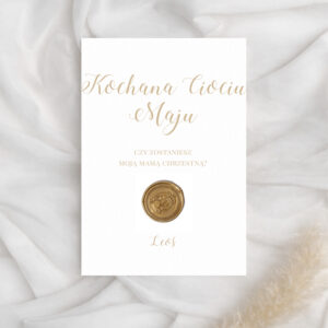 Prośby dla chrzestnych z lakiem, prośby dla chrzestnych z lakiem, prośby o bycie chrzestnymi 