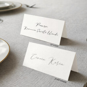 Minimalistyczne winietki na Komunię Świętą - zdjęcie główne