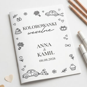 kolorowanki weselne, kolorowanki i zadania weselne, kolorowanki dla dzieci na wesele